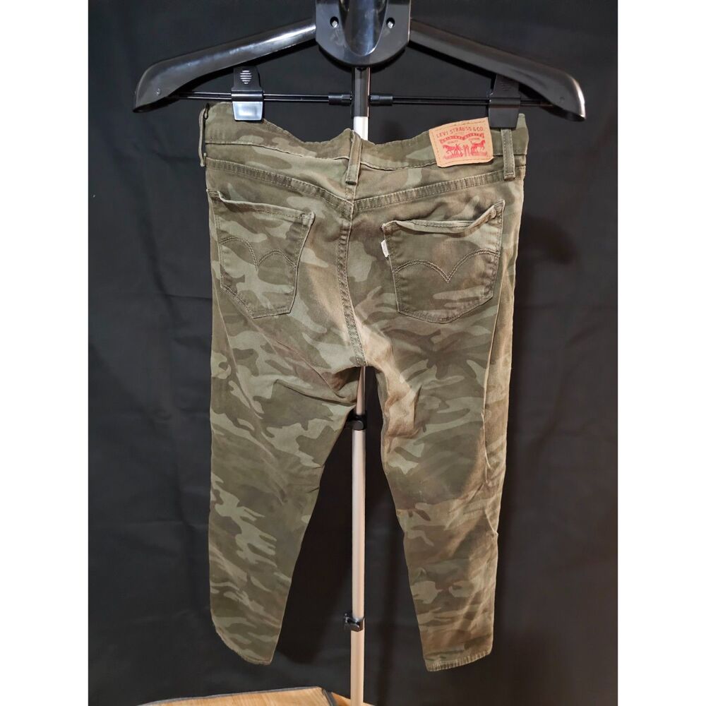 evi's 711 Skinny Jeans - Women's Size 27 - Camo / Olive Green Pattern